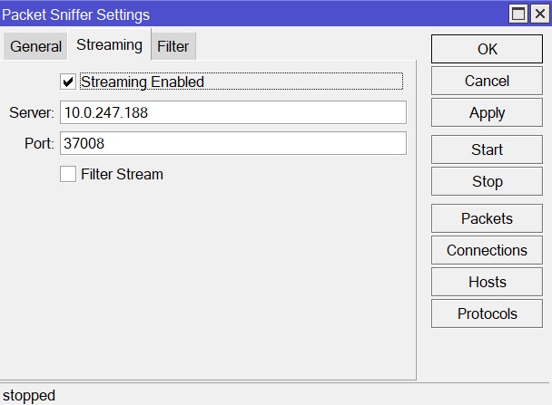 Mikrotik Sniffer 