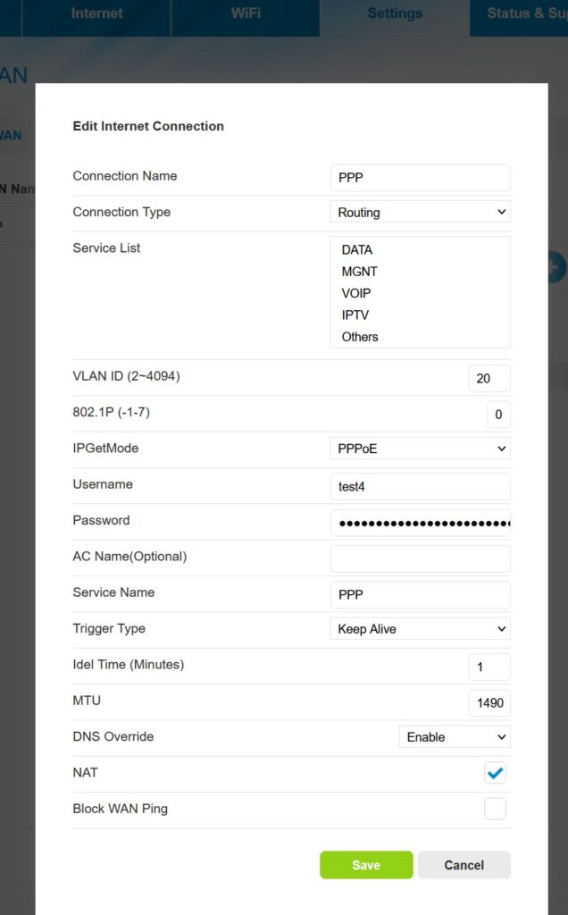 Huawei OLT Configuration