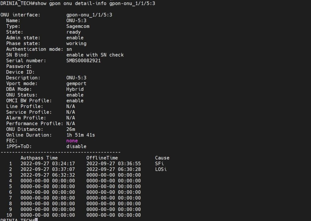 show gpon onu detail info gpon onu