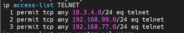 ip access-list n3k